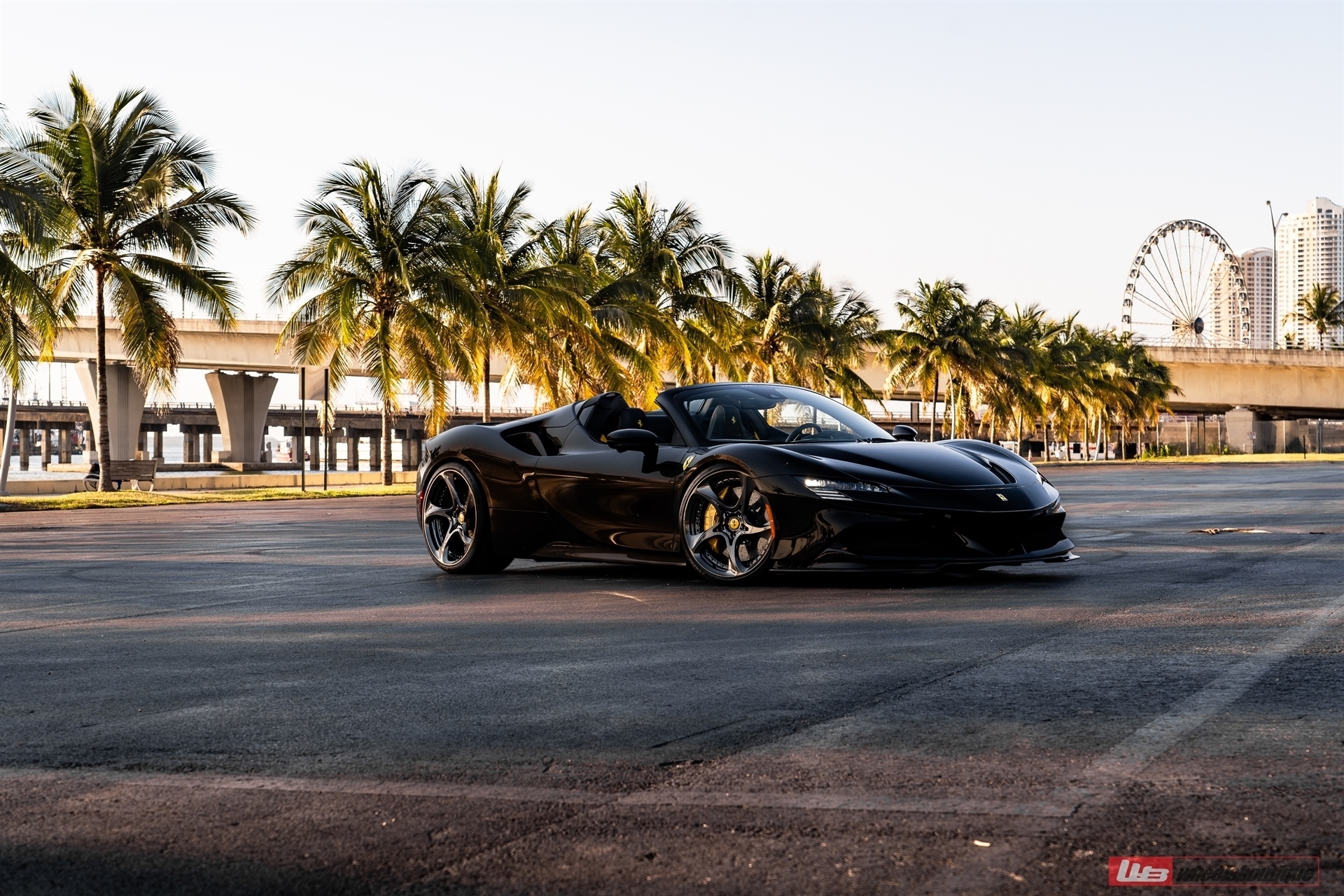 Ferrari SF90 Spider | Nero | on ANRKY XR-205 | Mirror Polished Smoke