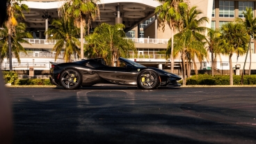 Ferrari SF90 Spider | Nero | on ANRKY XR-205 | Mirror Polished Smoke