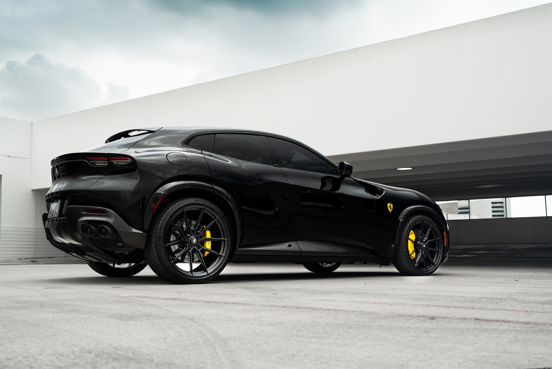 Ferrari Purosangue | Nero | on Novitec NF11 | Satin Black