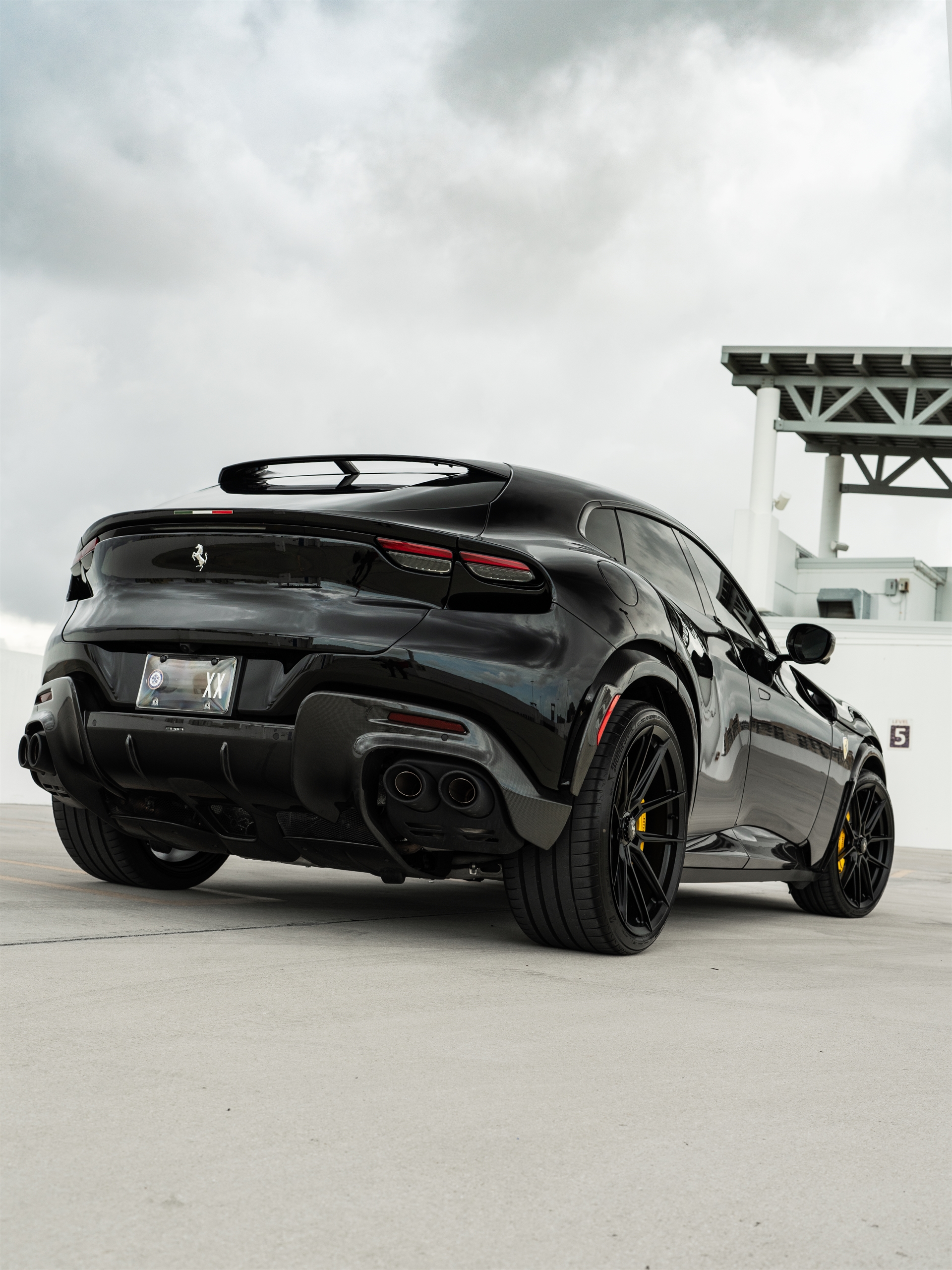 Ferrari Purosangue | Nero | on Novitec NF11 | Satin Black