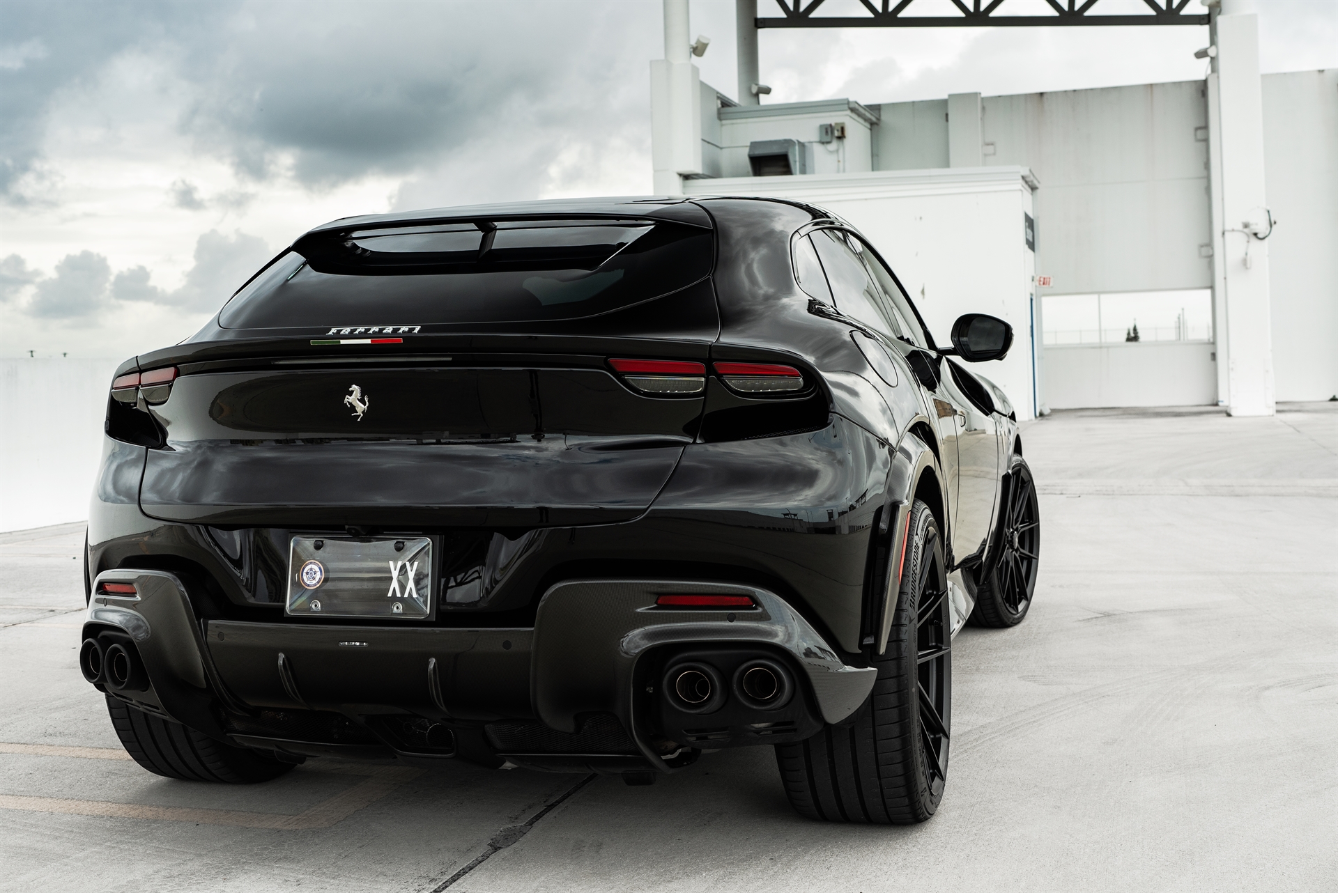 Ferrari Purosangue | Nero | on Novitec NF11 | Satin Black