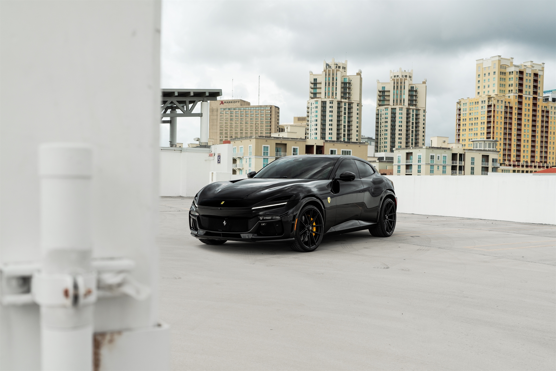 Ferrari Purosangue | Nero | on Novitec NF11 | Satin Black