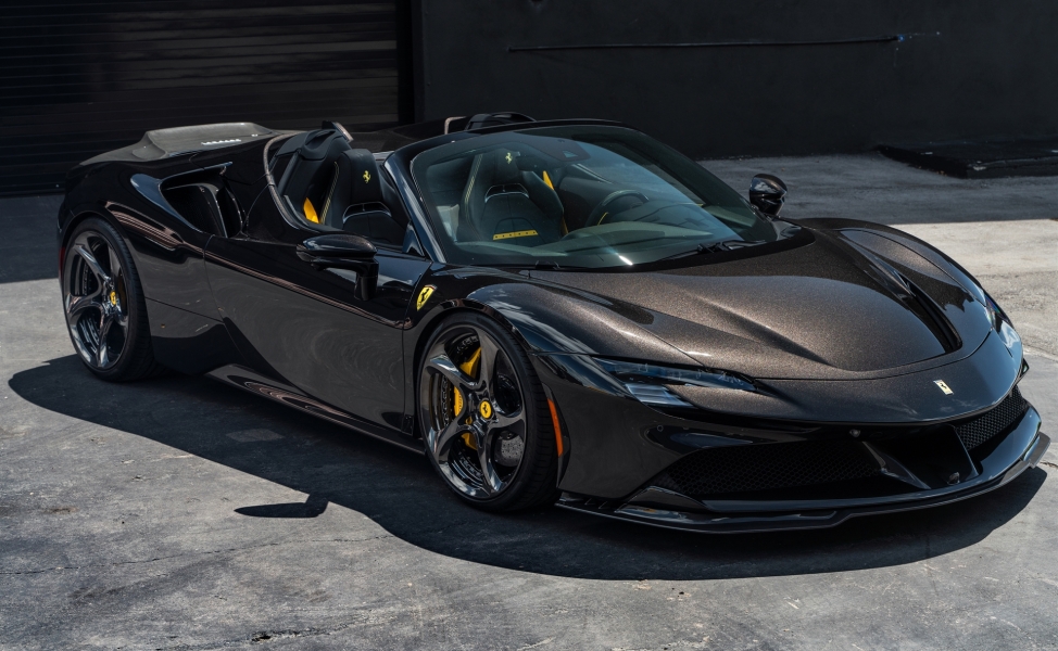 Ferrari SF90 Spider | Nero | on ANRKY XR-205 | Mirror Polished Smoke