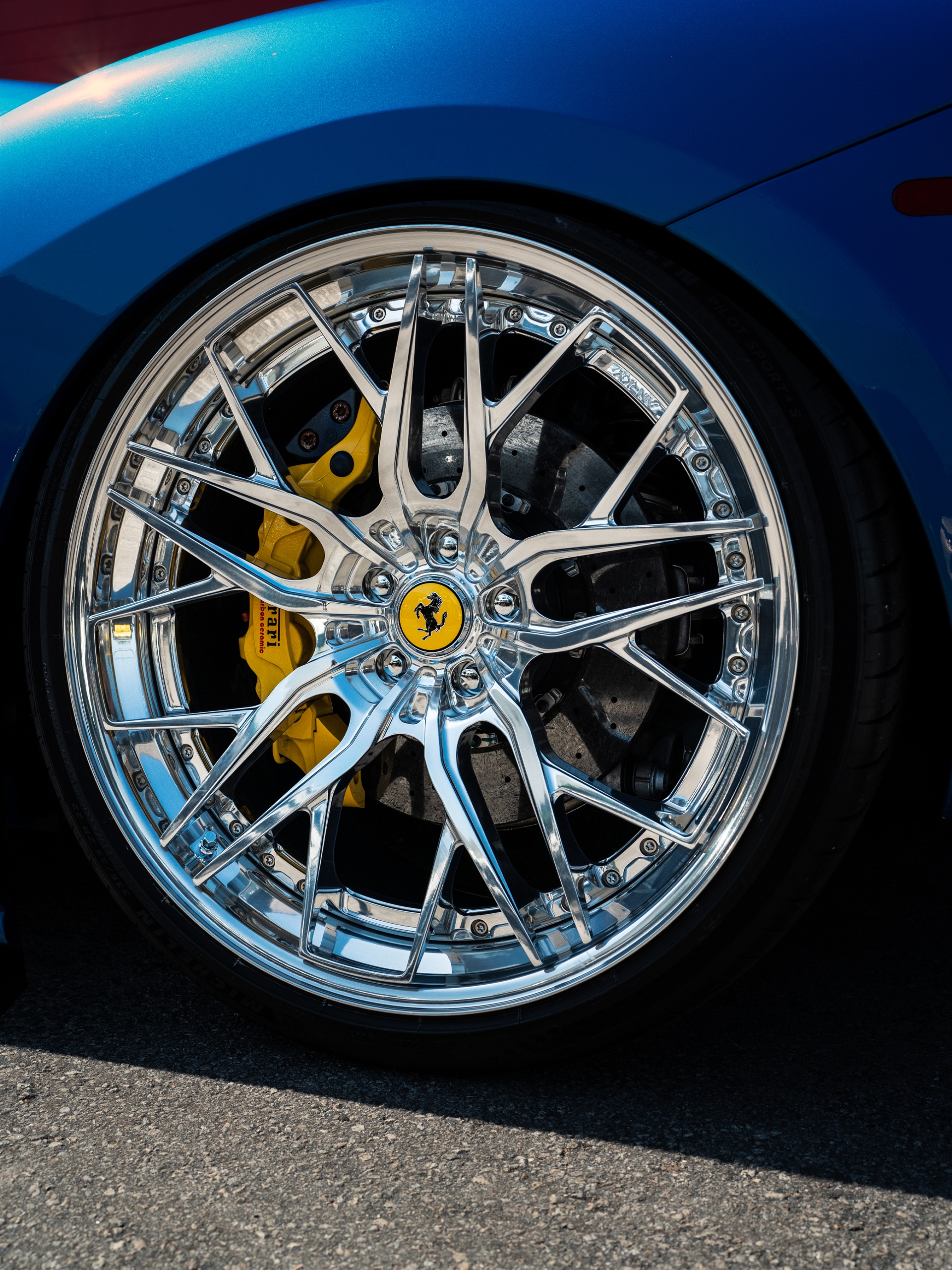 Ferrari 488 | Blu Corsa | on ANRKY RS2.3 | Polished Clear