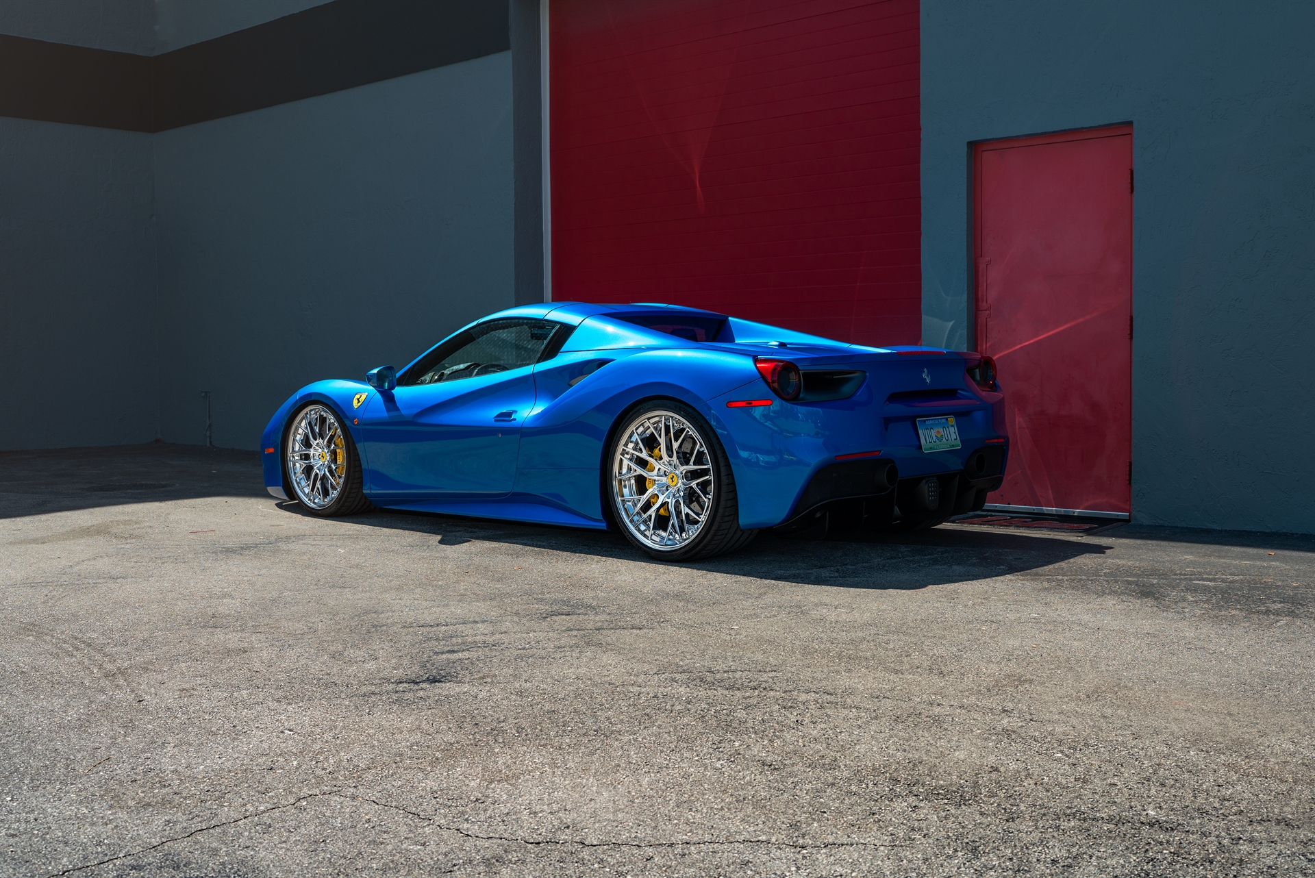 Ferrari 488 | Blu Corsa | on ANRKY RS2.3 | Polished Clear