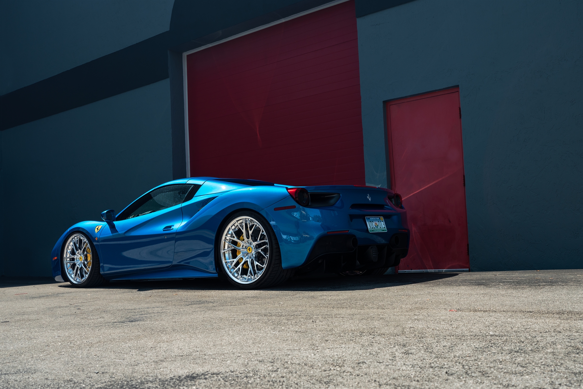 Ferrari 488 | Blu Corsa | on ANRKY RS2.3 | Polished Clear