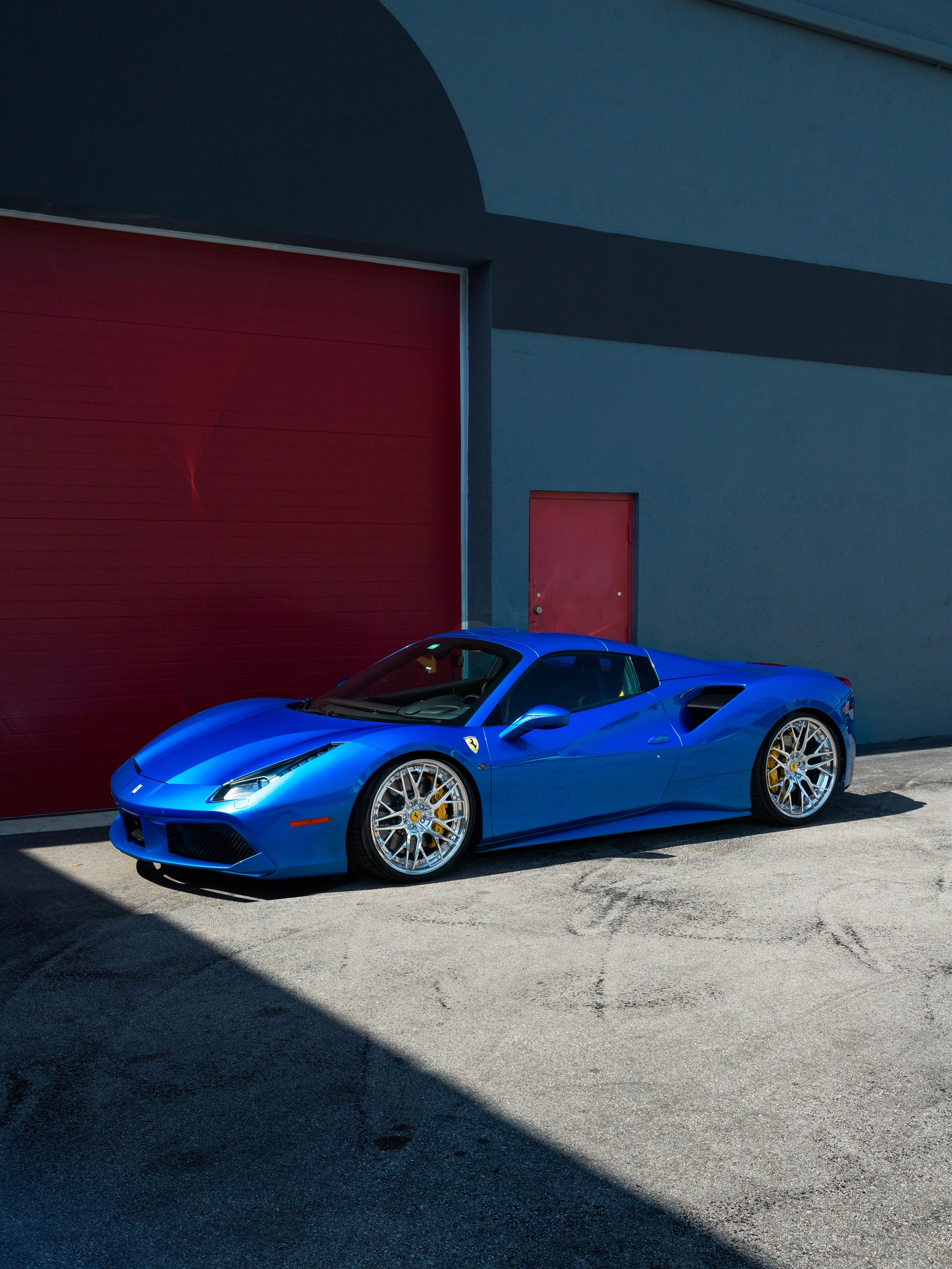 Ferrari 488 | Blu Corsa | on ANRKY RS2.3 | Polished Clear