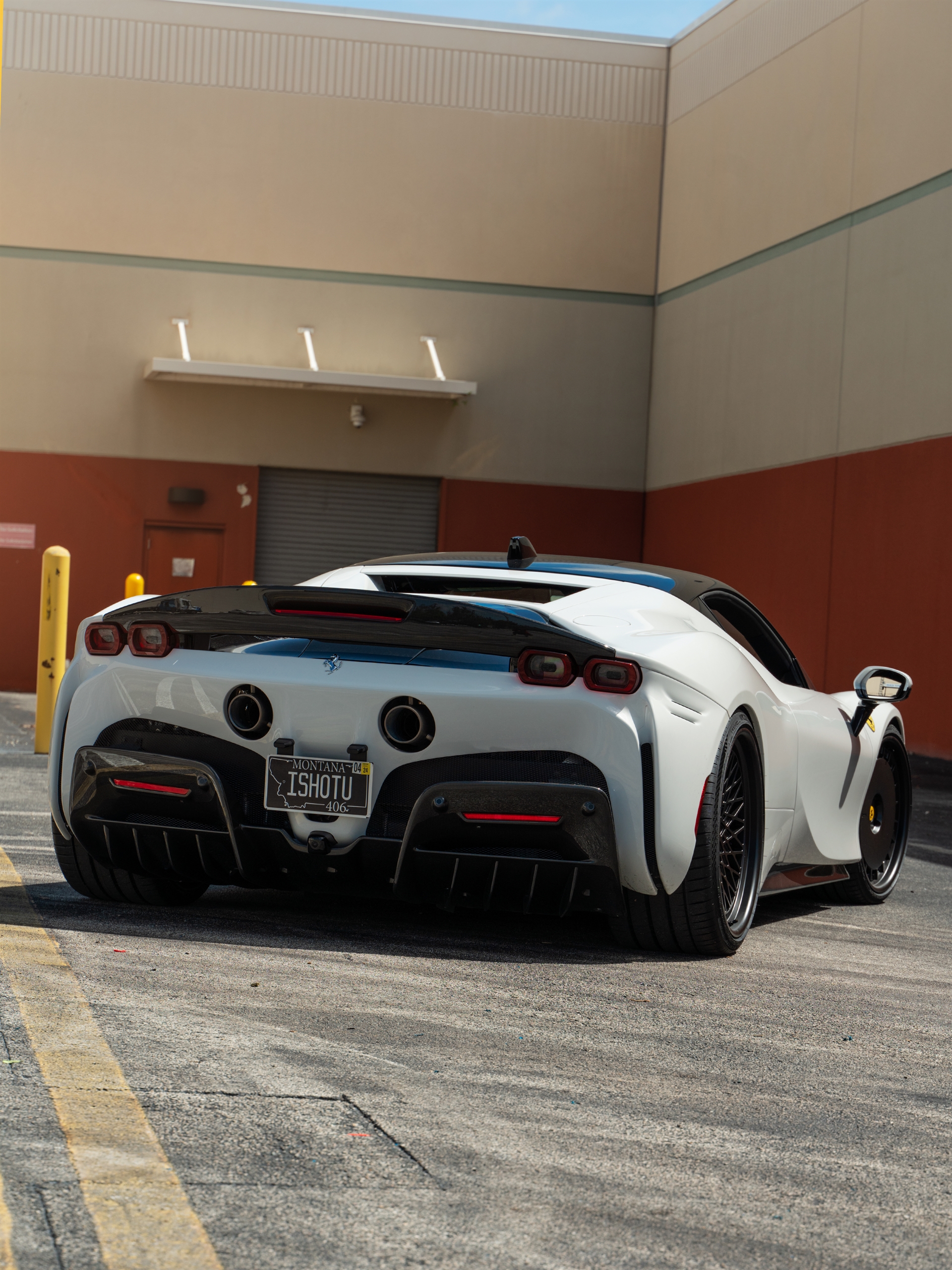 Ferrari SF90 | Bianco Avus | on HRE 935 and HRE 501 | Satin Black