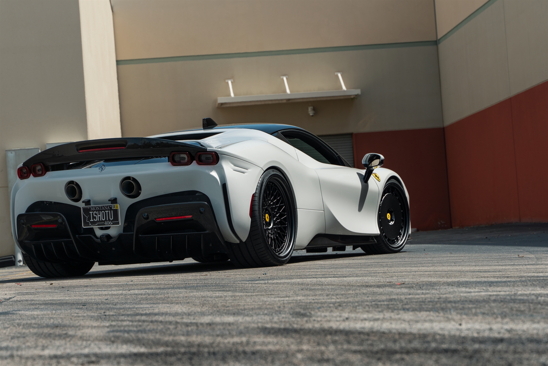 Ferrari SF90 | Bianco Avus | on HRE 935 and HRE 501 | Satin Black