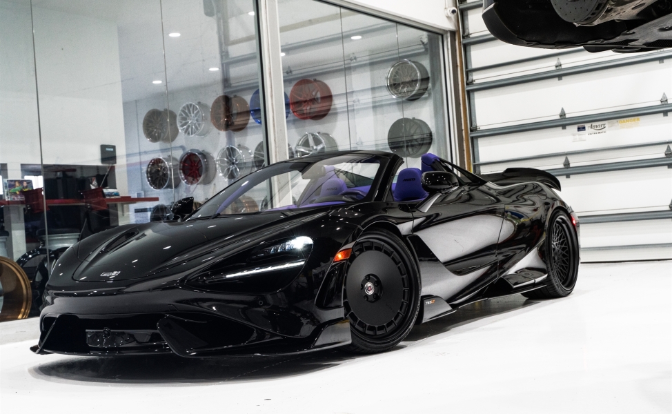 HRE 535 and 501 wheels | McLaren 765LT Onyx Black