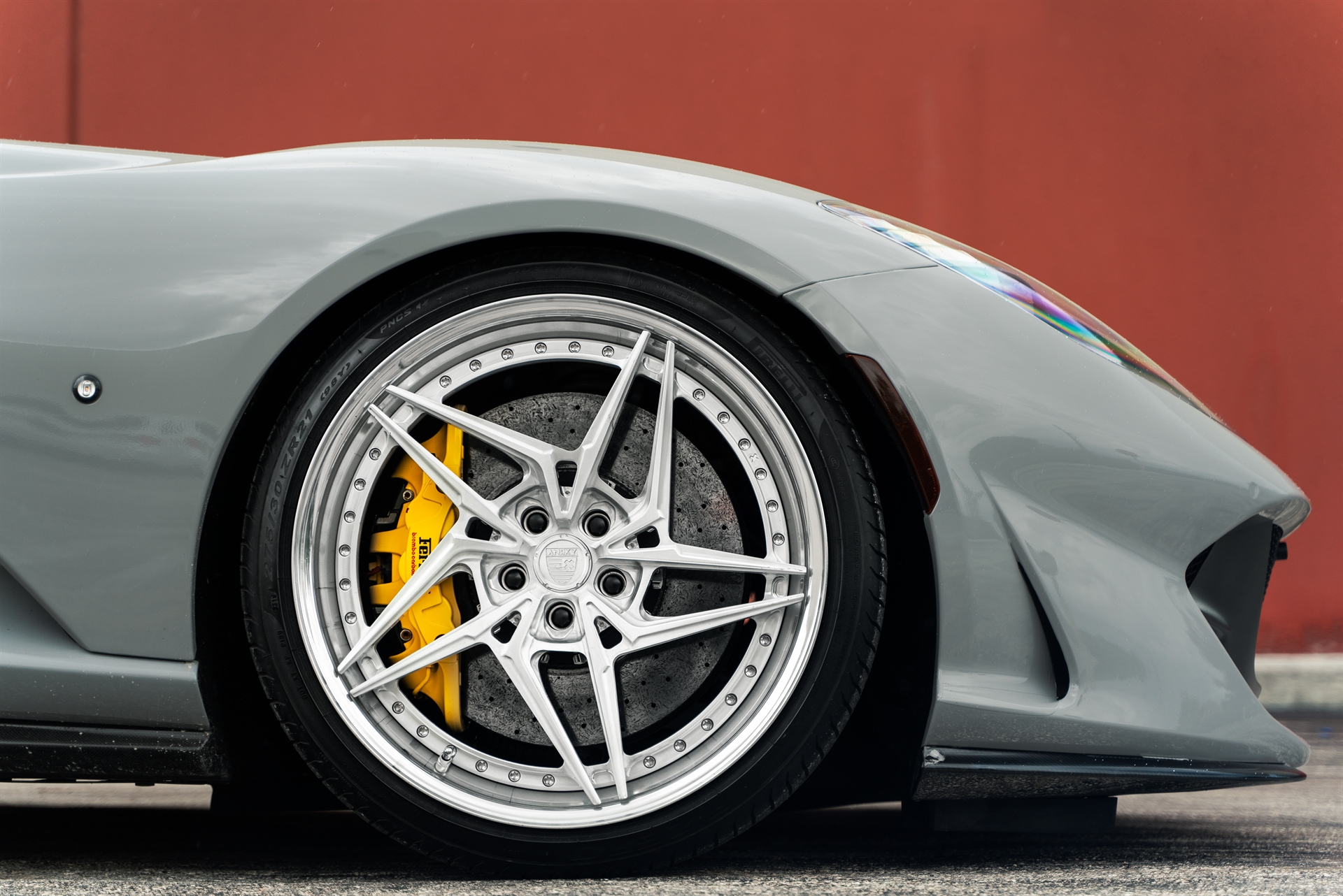 Ferrari 812 | Grigio Squallo | on ANRKY S3-X3 | Brushed Clear