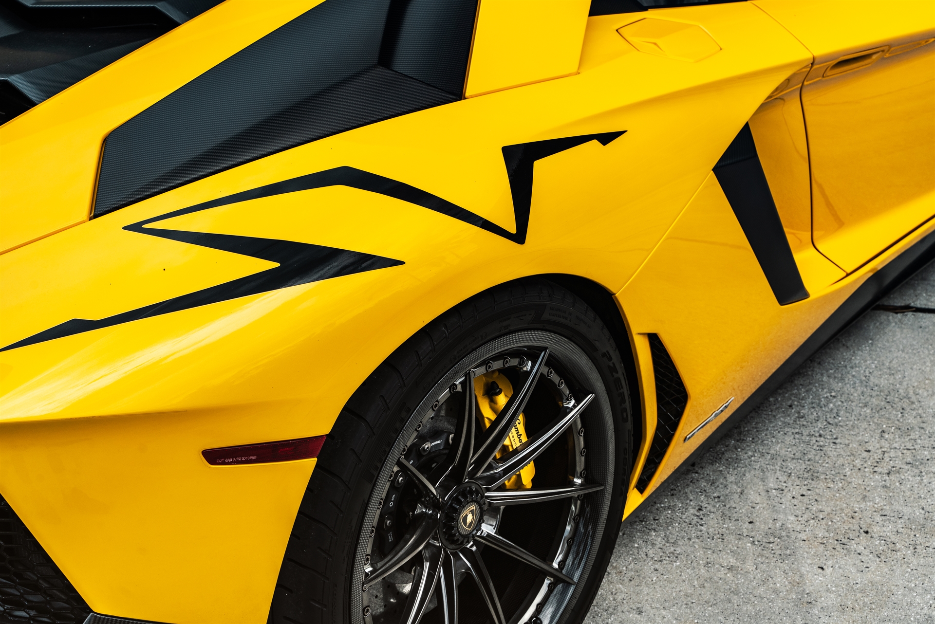 Lamborghini Aventador SV | | on 1886 DMR-004 | Mirror Polished Smoke