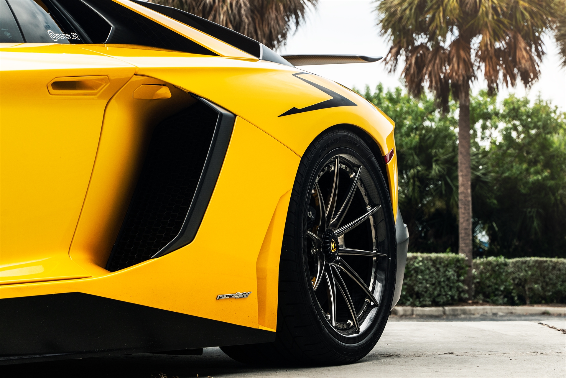 Lamborghini Aventador SV | | on 1886 DMR-004 | Mirror Polished Smoke