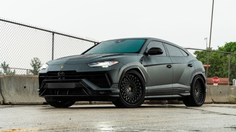 Lamborghini Urus Performante | Grigio Telesto Matt | on 1886 S009 | Satin Black