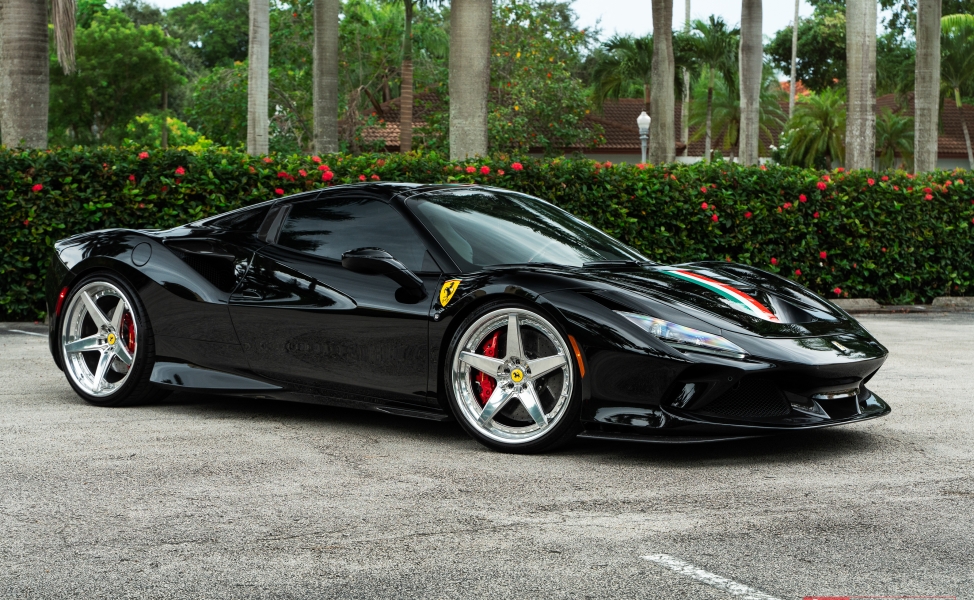 Ferrari F8 Spider | Nero | ANRKY RS5.3 | Polished Clear