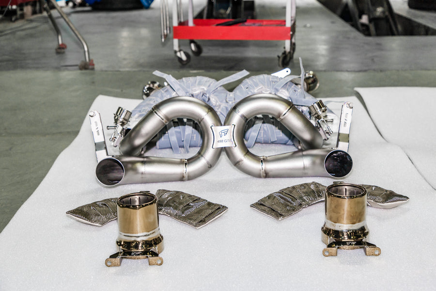 Exhaust System | Ferrari 488 GTB / Spider | Titanium | 2015 – 2020