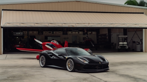 Vorsteiner 488 | Nero Opaco | on 1886 S001 Wheels | Double Dark Tint