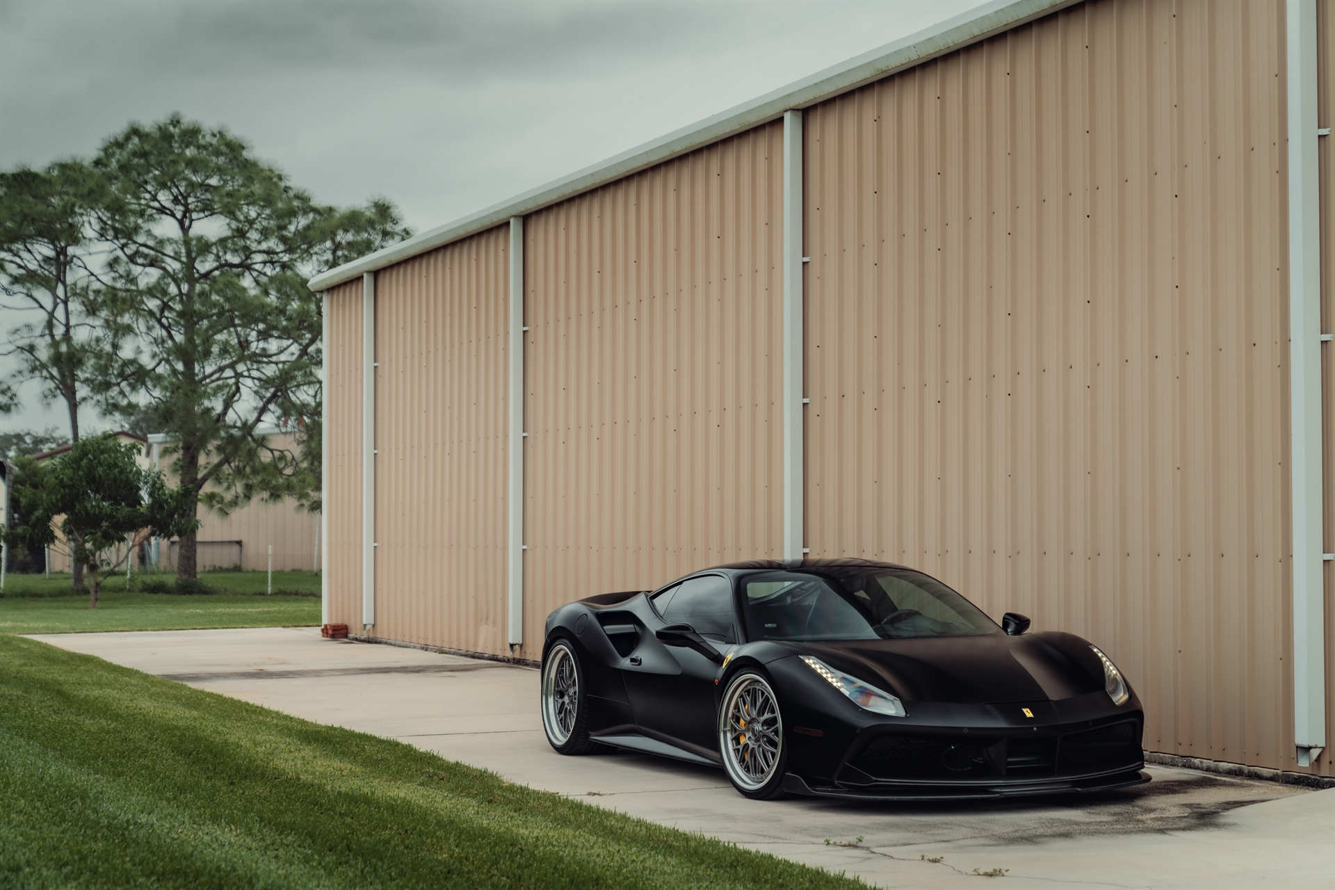 Vorsteiner 488 | Nero Opaco | on 1886 S001 Wheels | Double Dark Tint