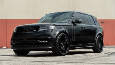 1016 Industries Range Rover | Santorini Black | on Forgiato Trimestre-M | Gloss Black