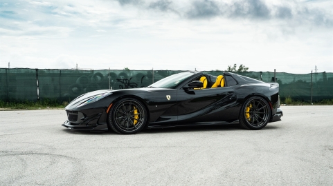 1016 Industries 812 GTS | Nero | on 1886 Wheels G010 | Mirror Polished Smoke