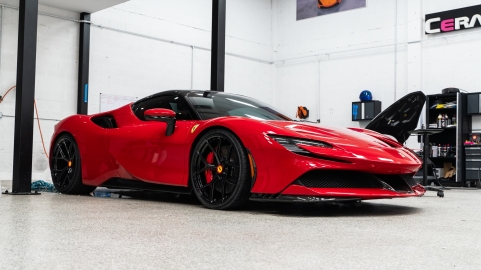 Ferrari SF90 Spider | Rosso Corsa | on Ryft R-5Y | Gloss Black