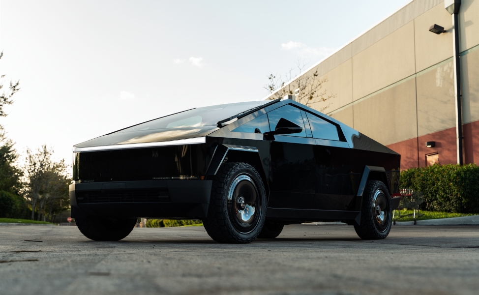Tesla Cybertruck on Forgiato Cactus Jack