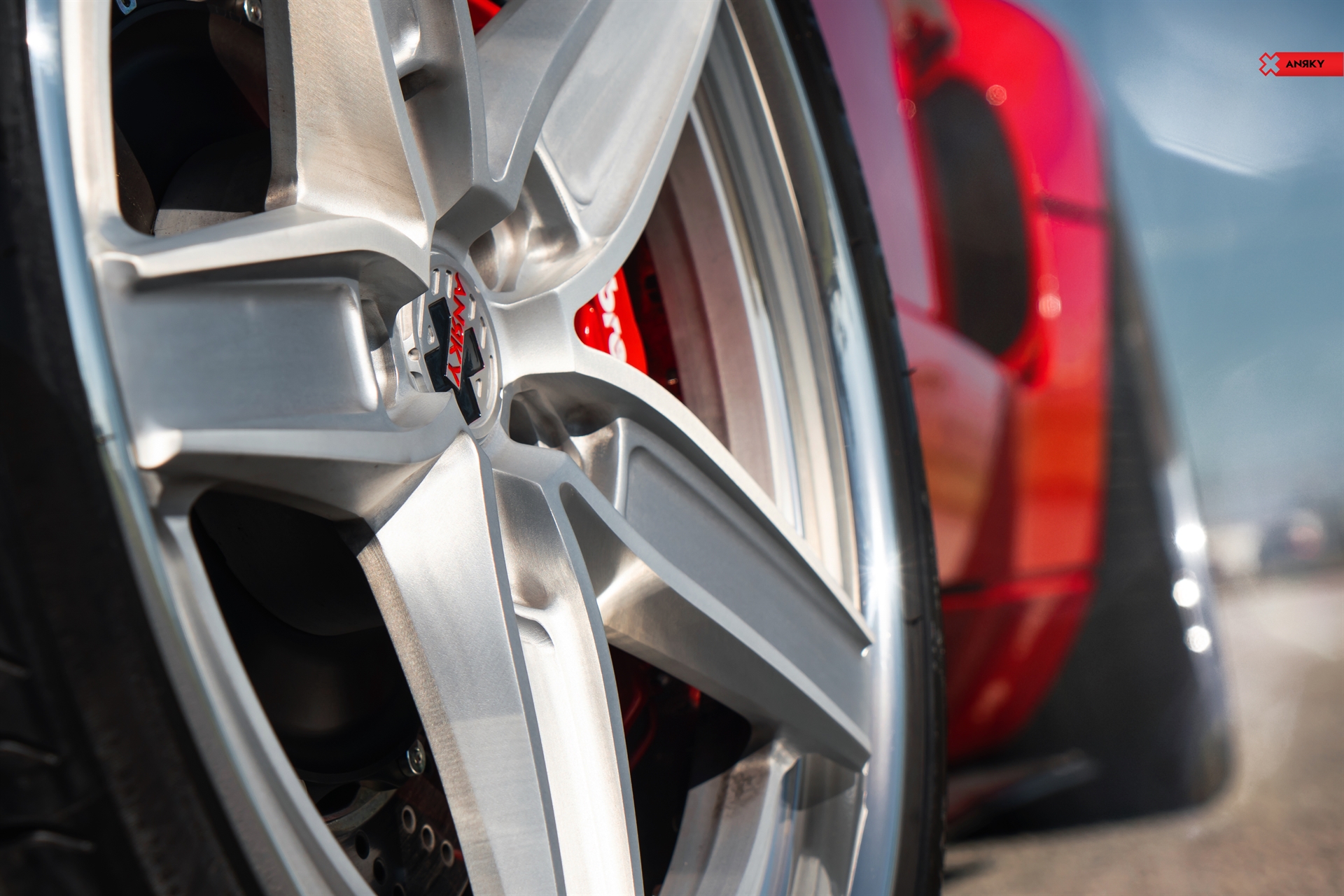 Ford GT MK1 | Ruby Red | on ANRKY AN35 | Satin White Gold