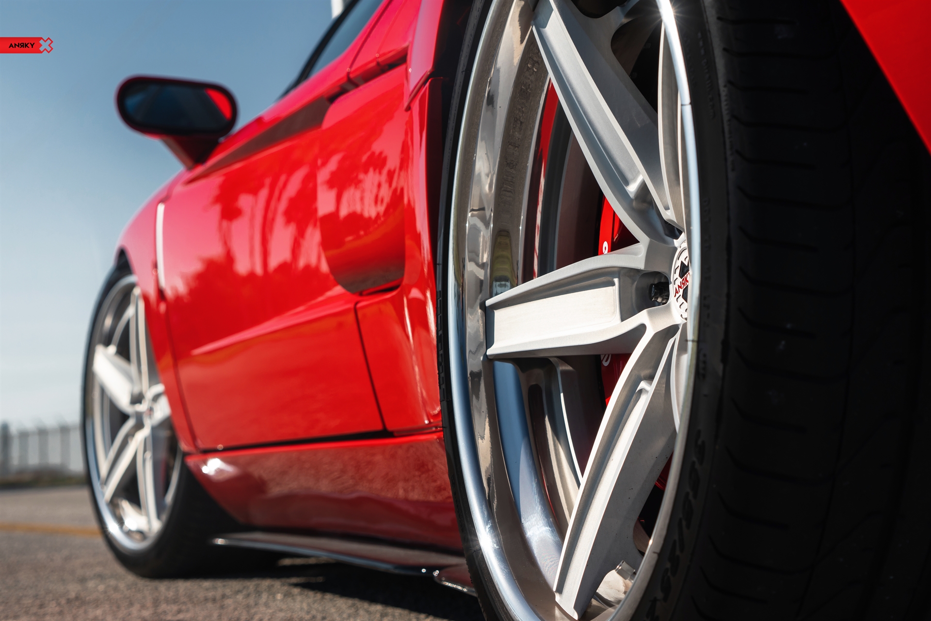 Ford GT MK1 | Ruby Red | on ANRKY AN35 | Satin White Gold