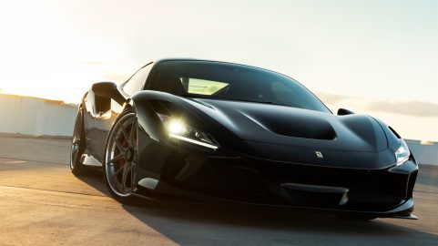 Ferrari F8 | Nero | ANRKY XR-301 | Satin White Gold