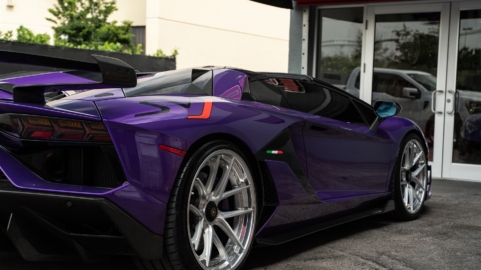 Lamborghini Aventador SVJ Roadster | Viola Parsafe | on ANRKY XR-301 | Brushed Clear