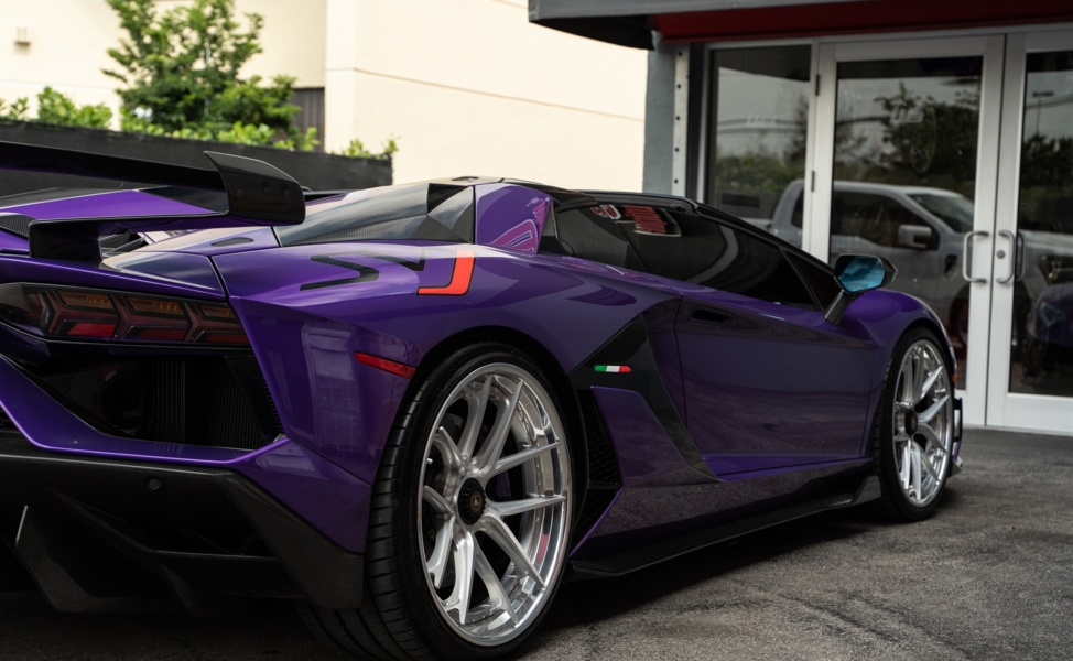 Lamborghini Aventador SVJ Roadster | Viola Parsafe | on ANRKY XR-301 | Brushed Clear