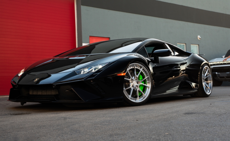 Lamborghini Huracan Tecnica | Nero Noctis | on ANRKY AN32 | Polished Clear