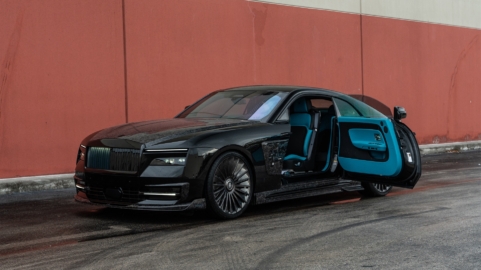 Mansory Rolls-Royce Spectre | on 1886 G100 | Mirror Polished Smoke
