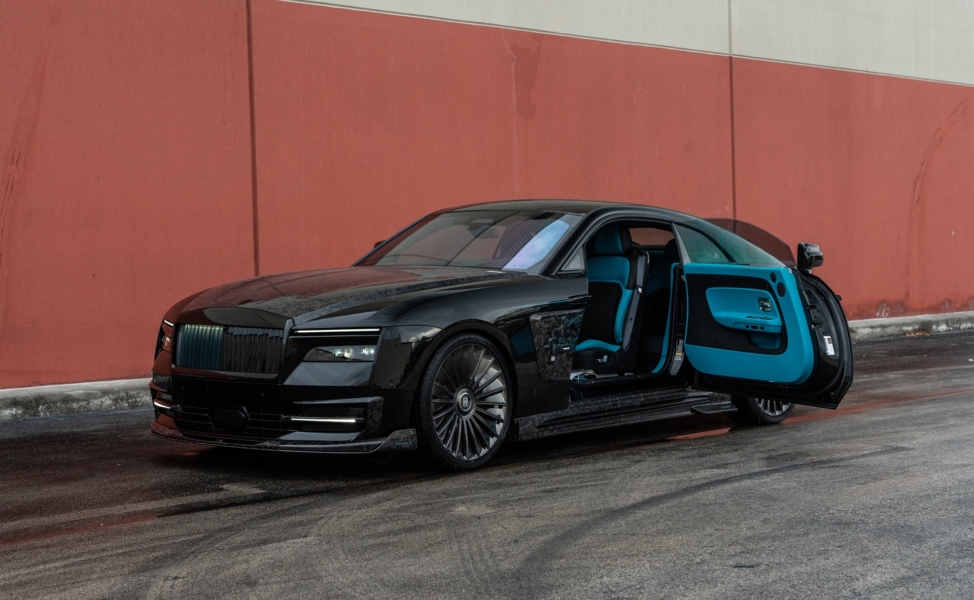 Mansory Rolls-Royce Spectre | on 1886 G100 | Mirror Polished Smoke
