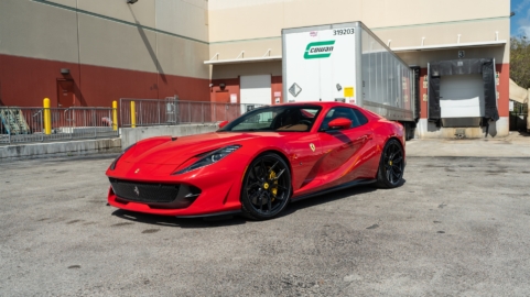 Ferrari 812 GTS | Rosso Corsa | on Novitec NF11 | Satin Black