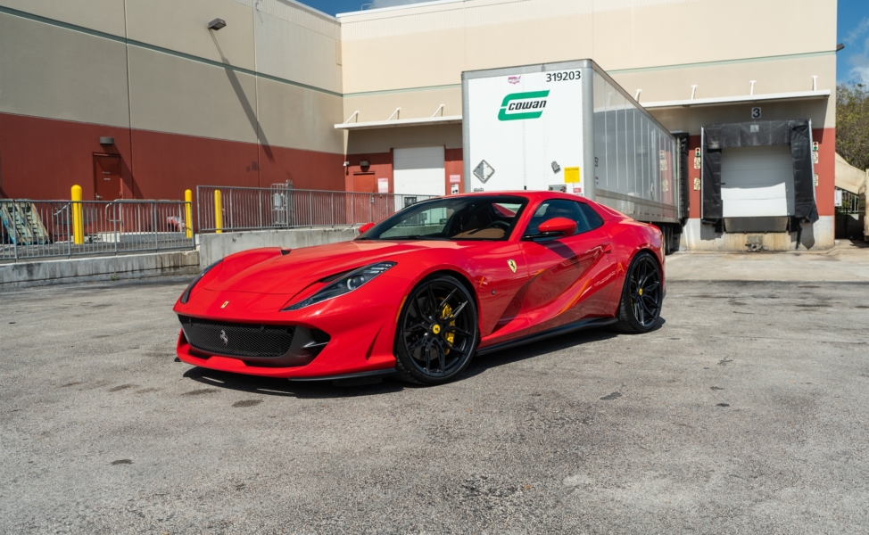 Ferrari 812 GTS | Rosso Corsa | on Novitec NF11 | Satin Black