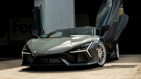 Lamborghini Revuelto | | on ANRKY AN39 | Two-Tone: Brushed Clear Face + Polished Clear Windows