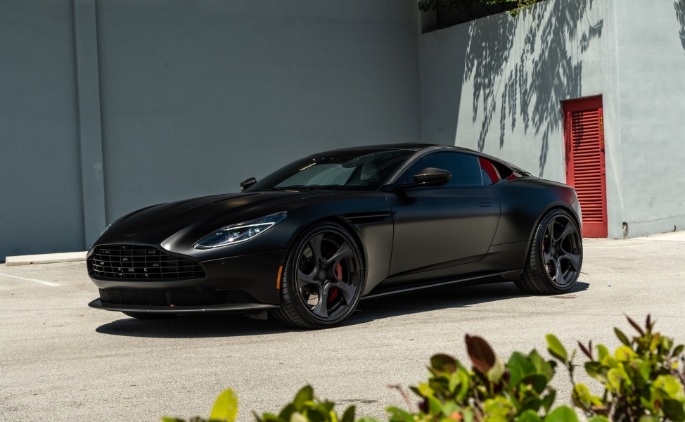Aston Martin | Satin Jet Black | on ANRKY XR-305 | Satin Mirror Polished Smoke