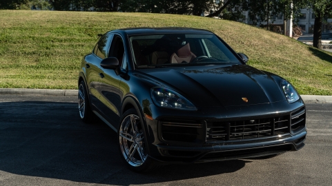 Porsche Cayenne Turbo GT | Black | on ANRKY AN27 | Polished Clear