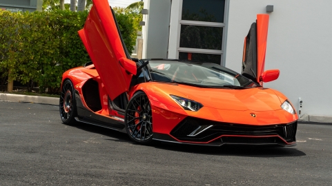 Lamborghini Aventador Ultimae Roadster | | on ANRKY AN20 + AN20 AEROSport | Gloss Black