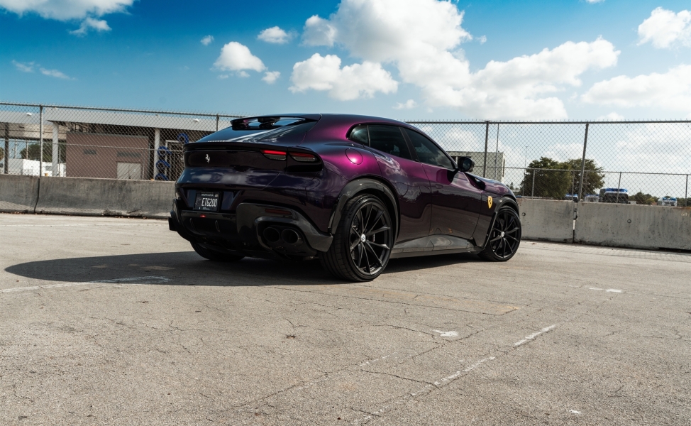 Ferrari Purosangue | Hong Kong Viola | on HRE P204 | Satin Black