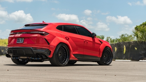 1016 Industries: Urus | Rosso Mars | on 1886 S009 | Satin Black