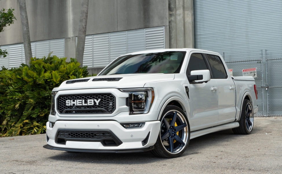 Shelby Super Snake Ford F-150 | Oxford White | on ANRKY RS6.3 | Satin Space Blue