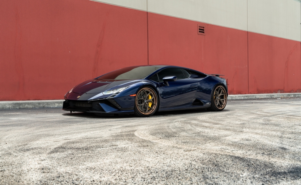 Lamborghini Huracan Tecnica | Blu Grifo | on ANRKY S3-X0 | Satin Bronze