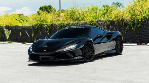 Ferrari F8 | Nero | on ANRKY RS7.3 | Gloss Black