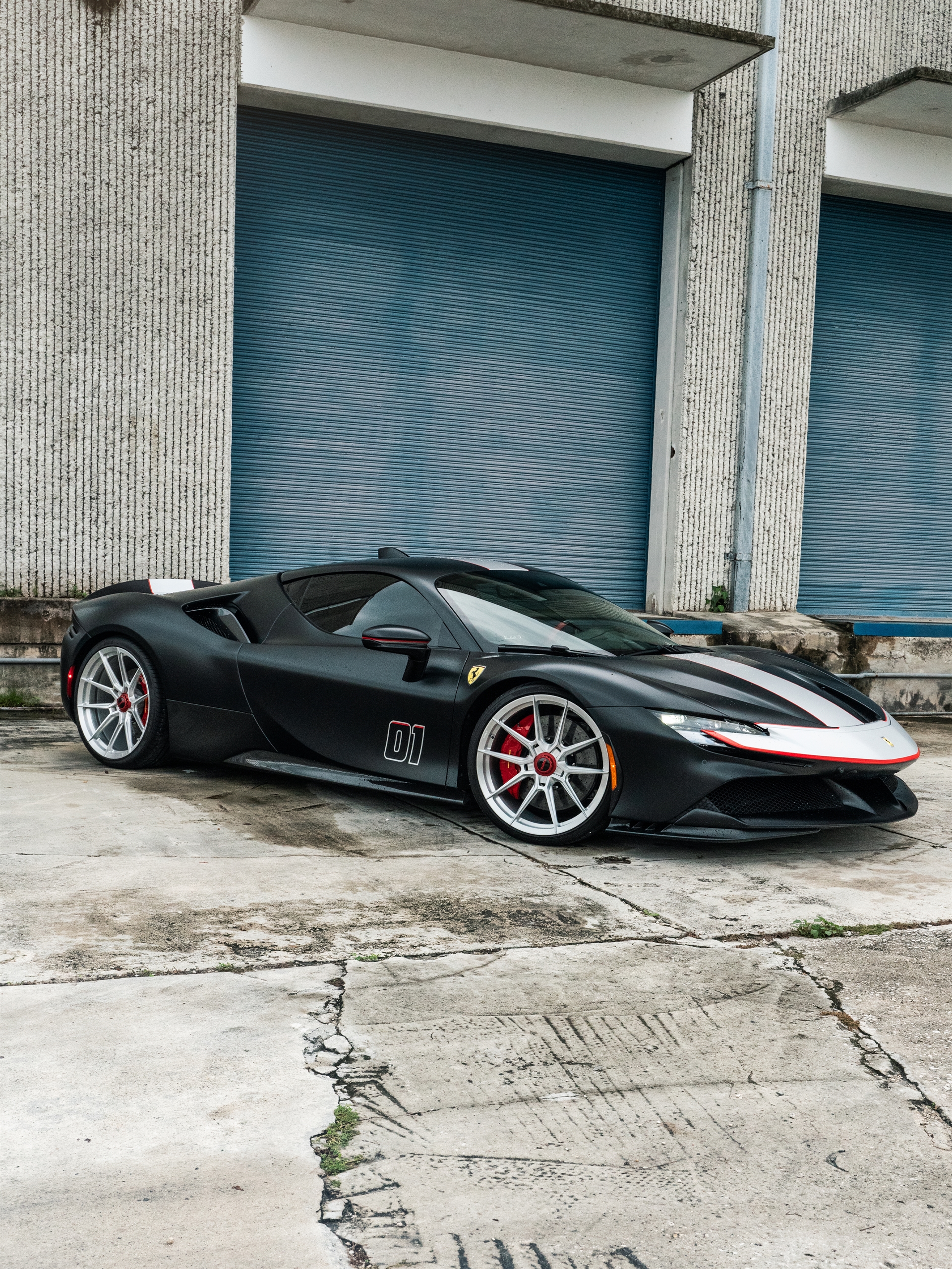Ferrari SF90 | Nero Assetto Fiorano | on Novitec NF-10 ZV | Brushed Clear