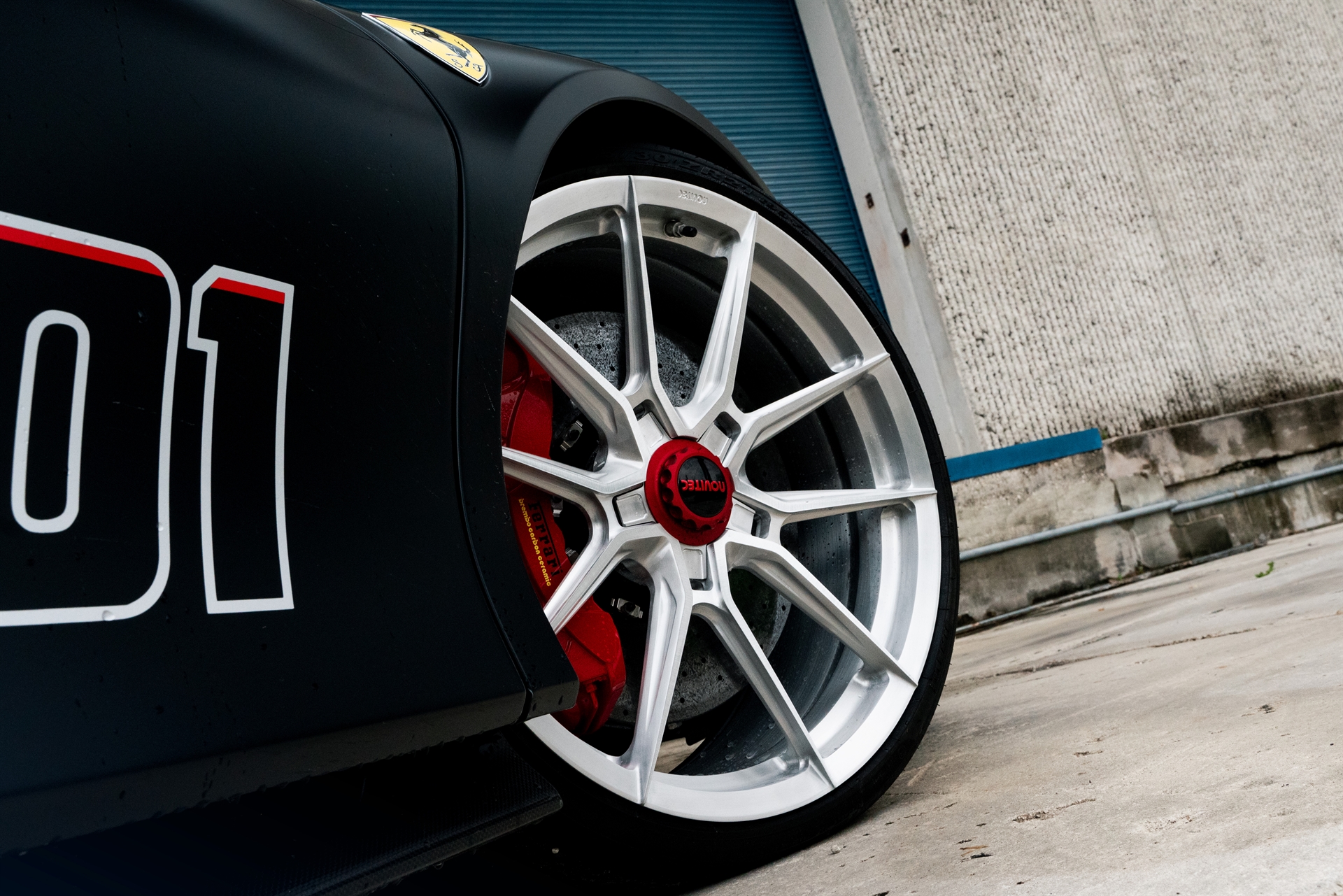 Ferrari SF90 | Nero Assetto Fiorano | on Novitec NF-10 ZV | Brushed Clear