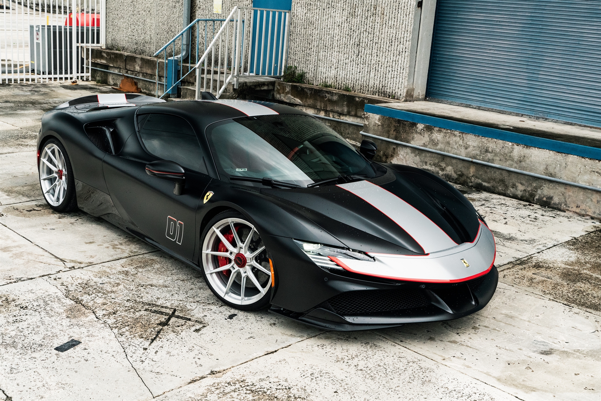 Ferrari SF90 | Nero Assetto Fiorano | on Novitec NF-10 ZV | Brushed Clear