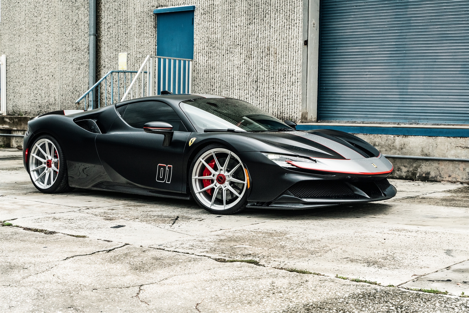 Ferrari SF90 | Nero Assetto Fiorano | on Novitec NF-10 ZV | Brushed Clear