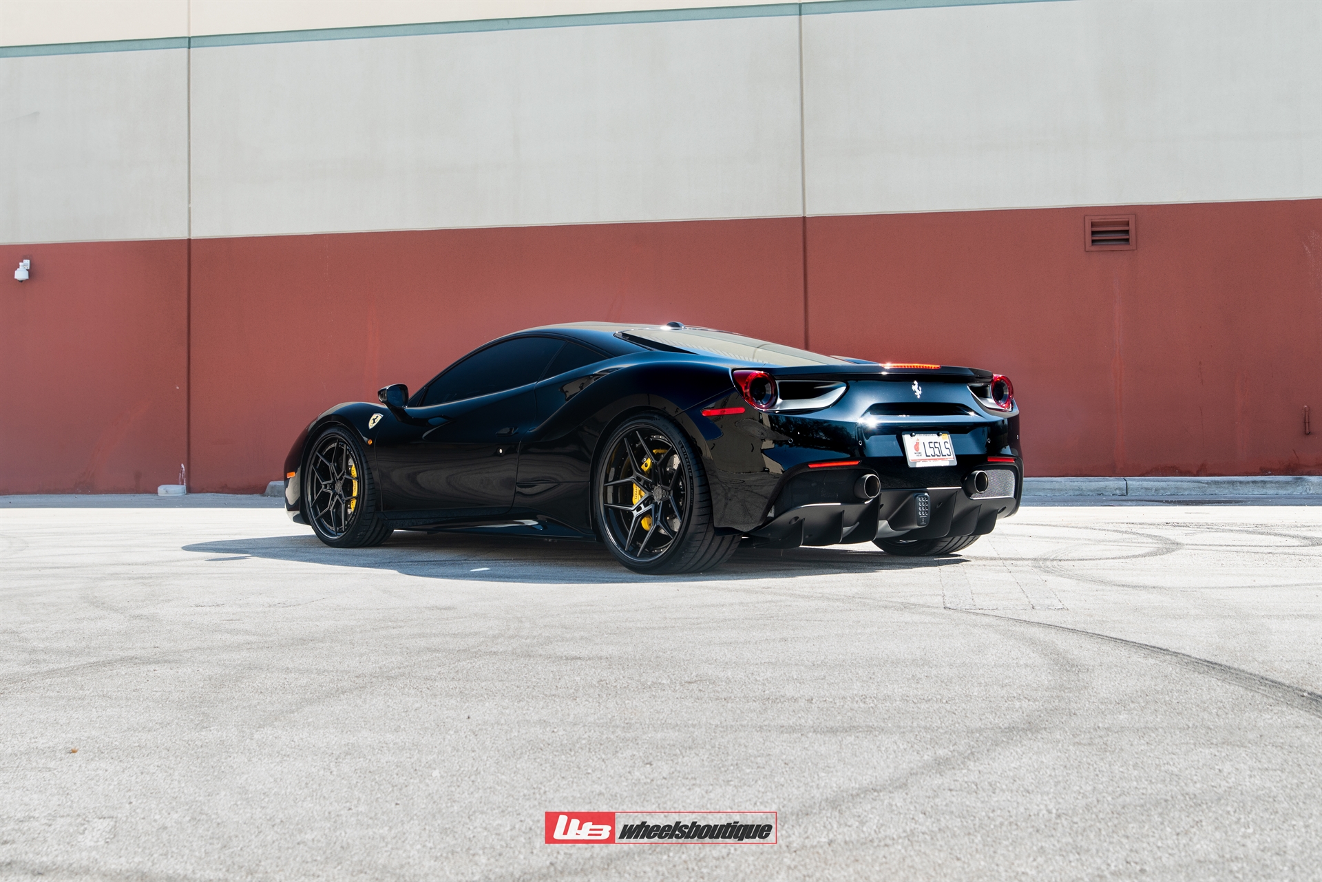 Ferrari 488 | Nero | on ANRKY S3-X4 | Satin Black
